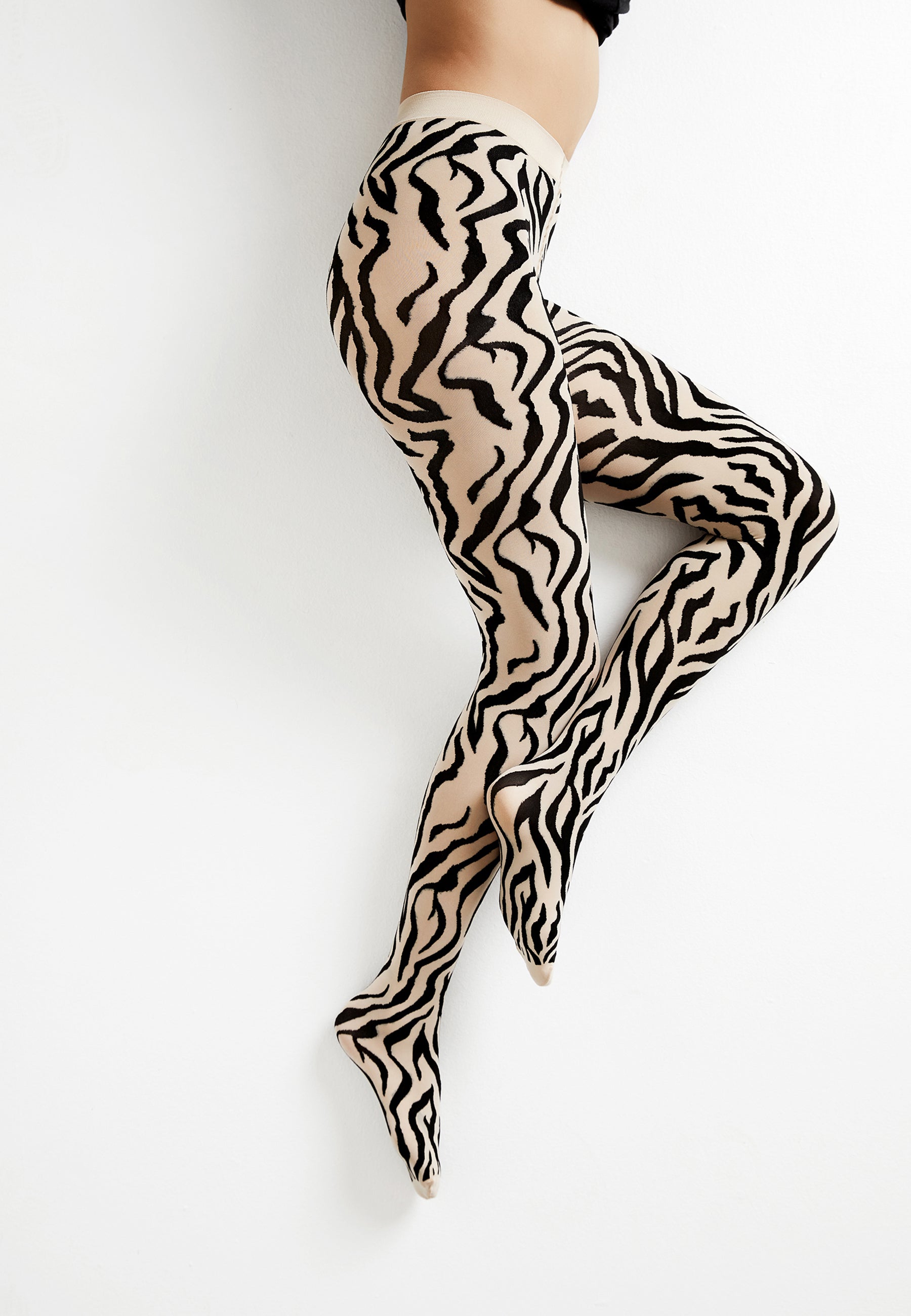 Strømpebukser - Zebra